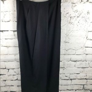 Theory Phillipa Skirt Black Wool Blend New